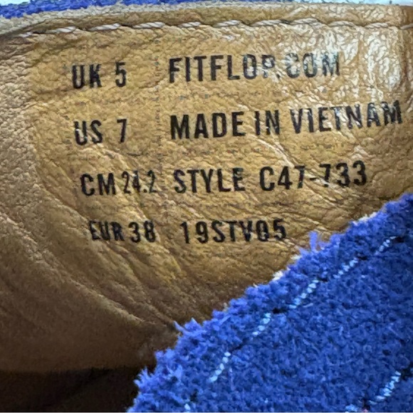 Fitflop Blue Superchelsea Boots Size 7 - Picture 8 of 8